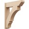 Ekena Millwork 7 1/2-in W x 26-in D x 32-in H Balboa Slat Rough Cedar Woodgrain TimberThane Outlooker, Primed Tan OUTUR075X26X32BOA24RCPR - alternate 1